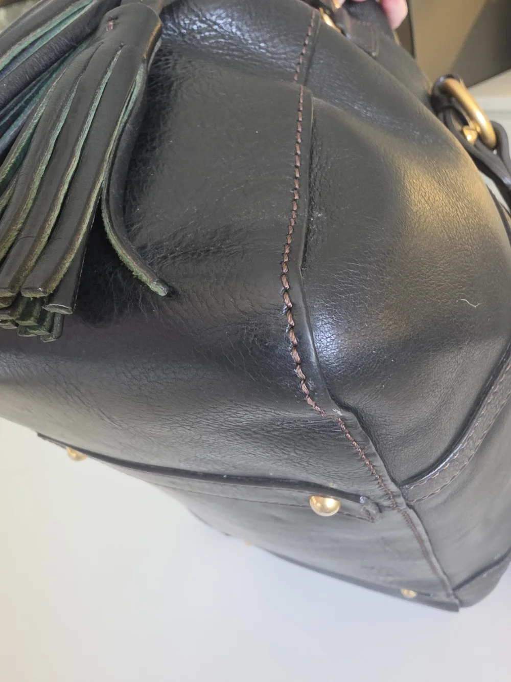 Black Dooney & Bourke Florentine Smith bag